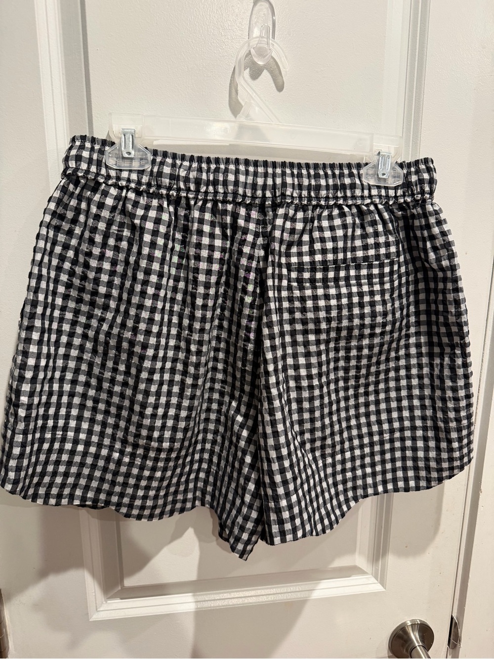Ganni Gingham Seersucker Shorts -Size 40 - Picture 9 of 11